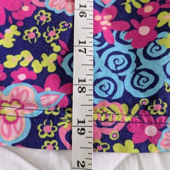 Hanna Andersson Girls Dress Size 110 (US 5) Pink/Blue Colorful Floral Flower - Picture 11 of 14